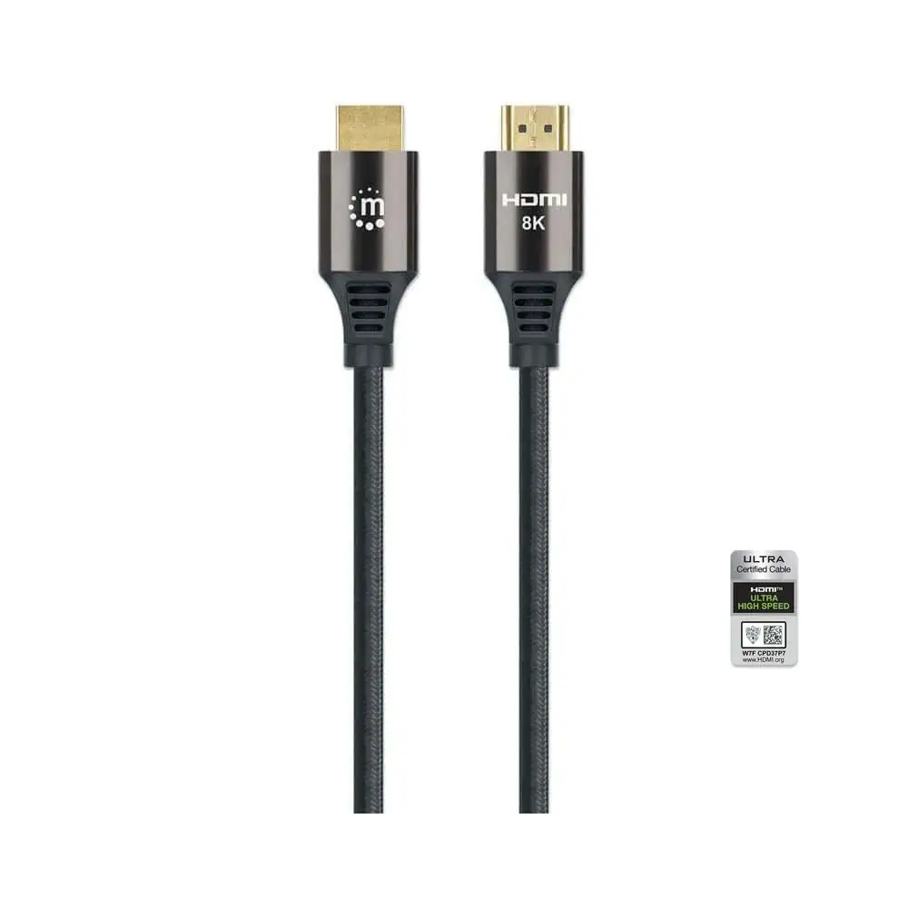 مانهتن كابل من HDMI الى HDMI - طوله 2.0 متر - أسود