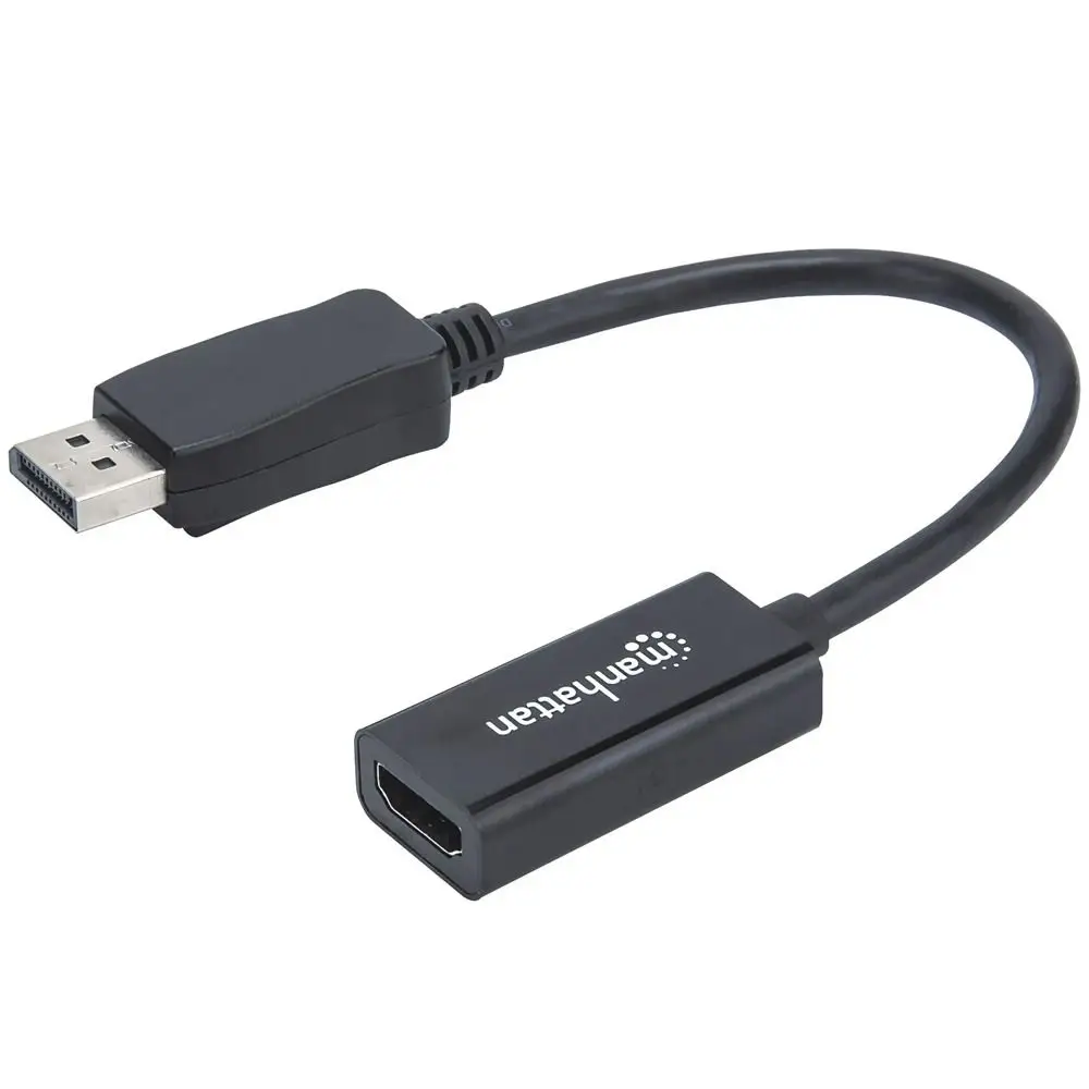 مانهاتن كابل Passive DisplayPort HDMI أدابتر 1080p - أسود