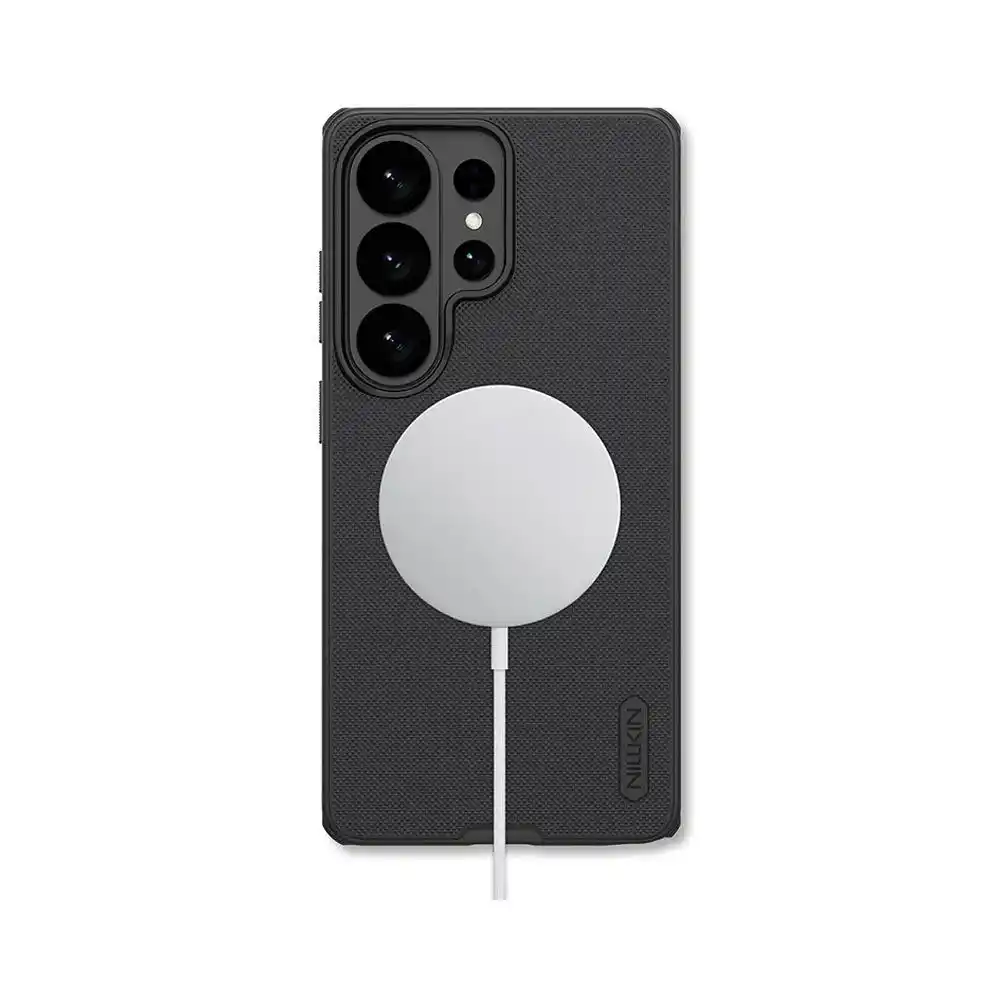 نيليكن جراب ظهر Super Frosted Shield  لسامسونج S26 ألترا مع Magsafe - أسود