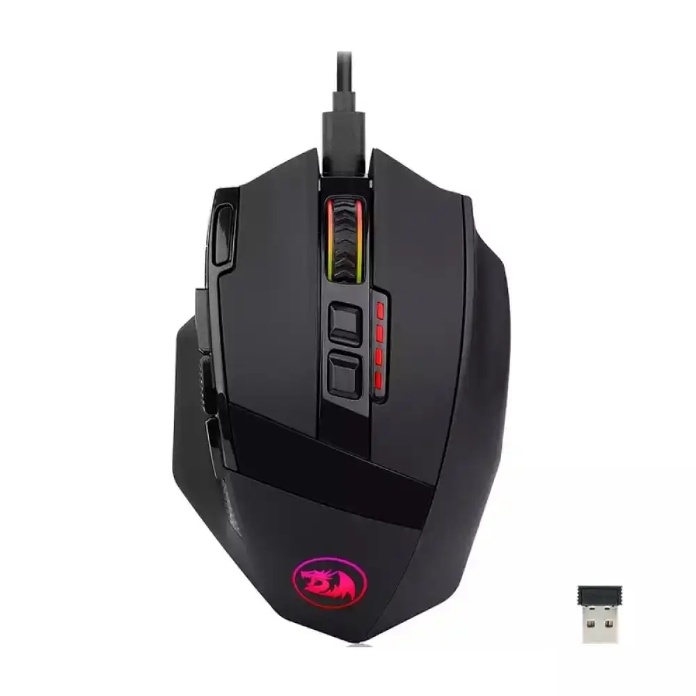 ريدراجون ماوس للألعاب RGB موديل M801P - أسود