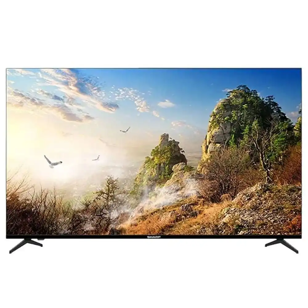 شارب تليفزيون 55 بوصة LED 4K UHD سمارت Google TV بدون اطار - 4T-C55FJ16EX