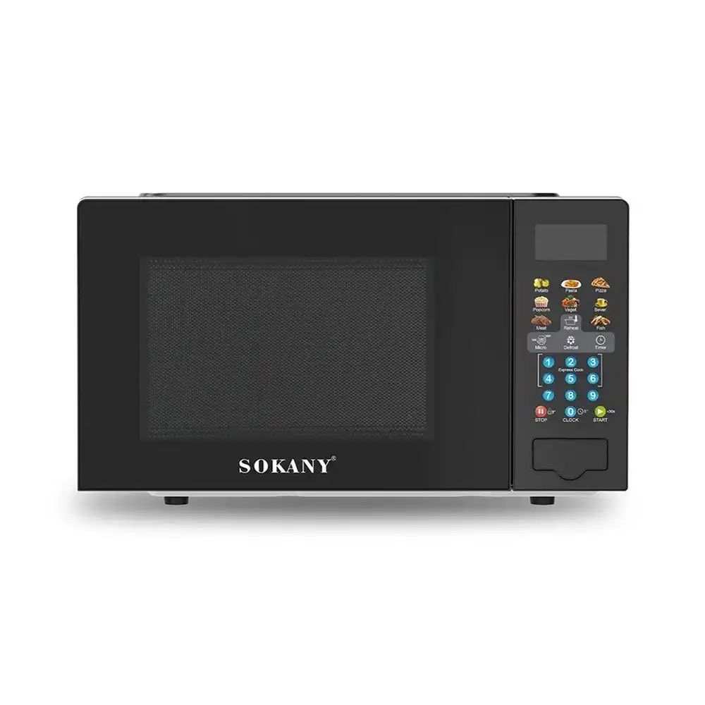 سوكاني ميكرويف ديجيتال سعة 20 لتر - بقوة 1100 وات - فضي - SK10096