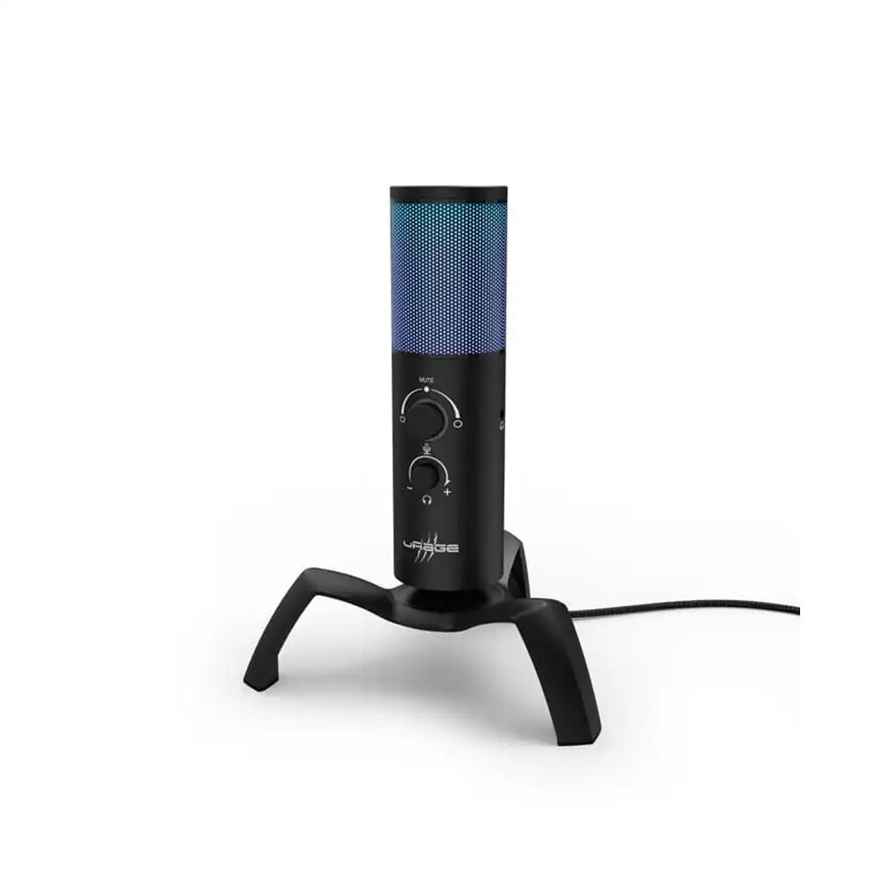 يوريج ميكروفون للألعاب موديل  750 HD Illuminated - أسود
