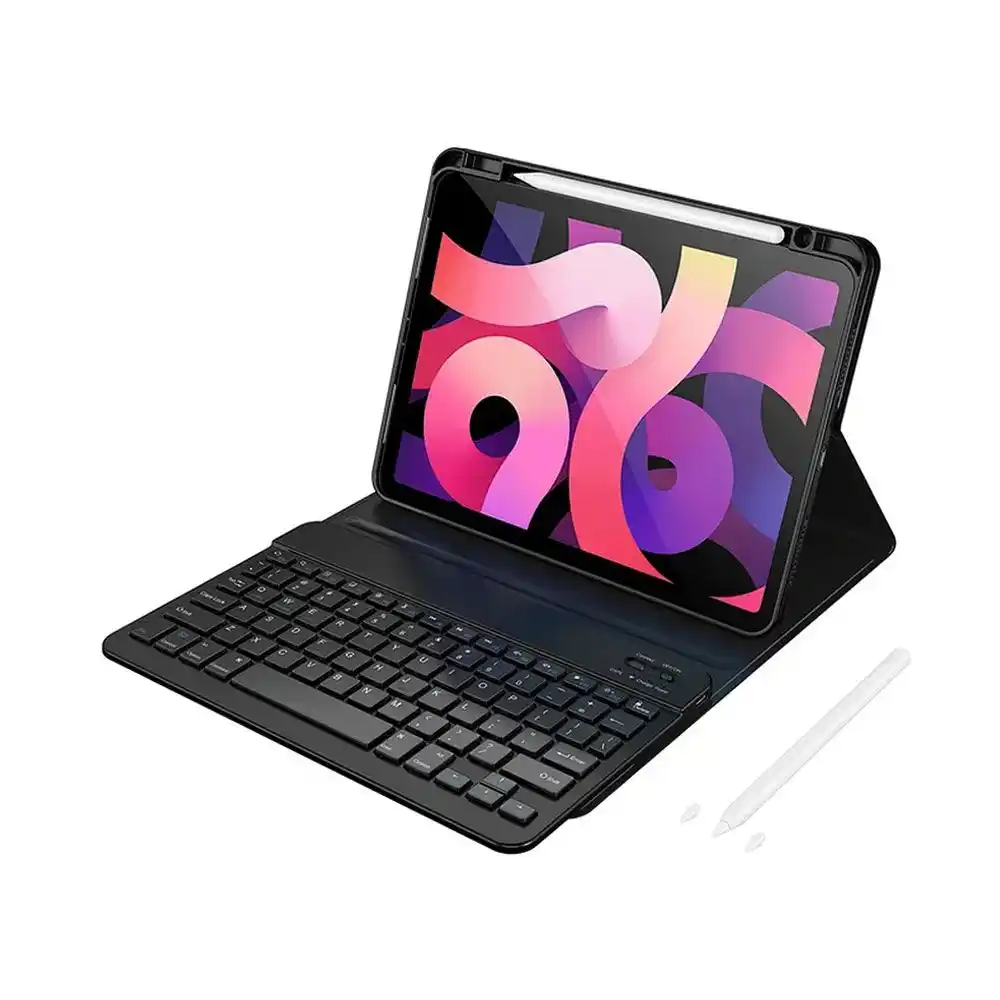 WIWU MK-006 جراب 3 في 1 قلم + لوحة مفاتيح لجهاز آيباد برو 10.2 /10.5 بوصة - أسود