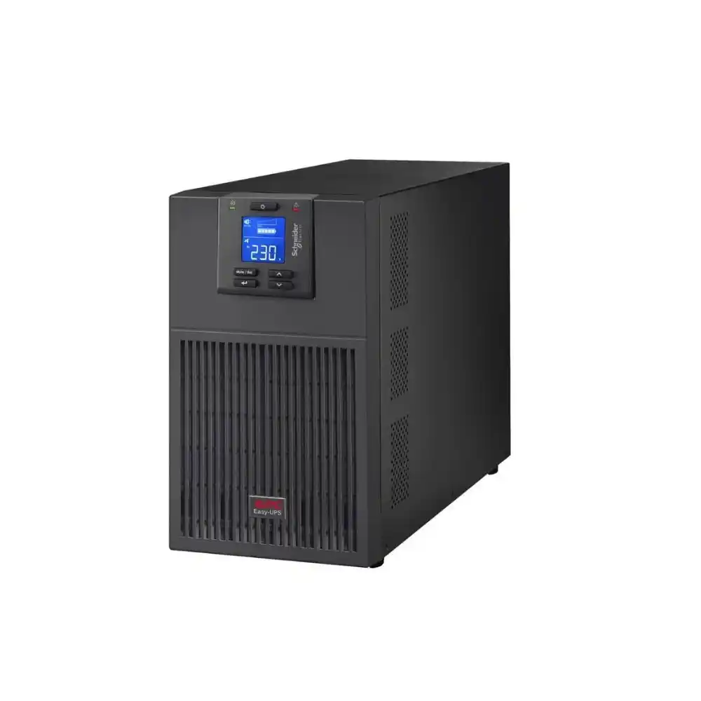 ايه بي سي جهاز Easy UPS بتقنية اونلاين - 3 كيلو فولت أمبير/2700 وات - برج - 230 فولت - 6 منافذ IEC C13 + منفذ IEC C19 واحد - SRV3KI-E