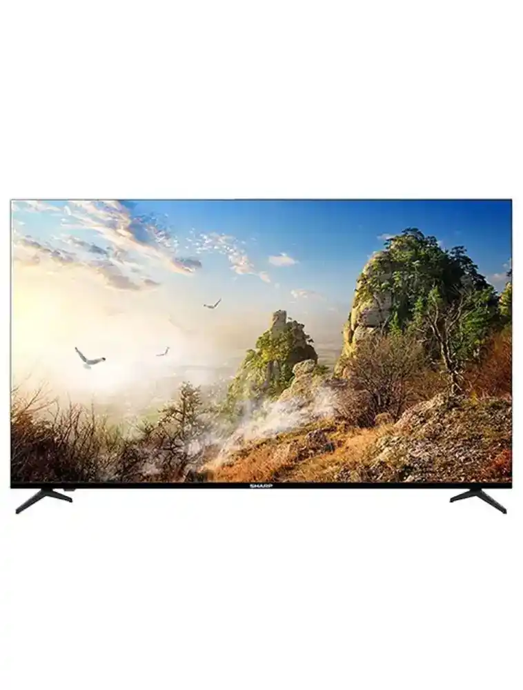 شارب تليفزيون 55 بوصة LED 4K UHD سمارت Google TV بدون اطار - 4T-C55FJ16EX