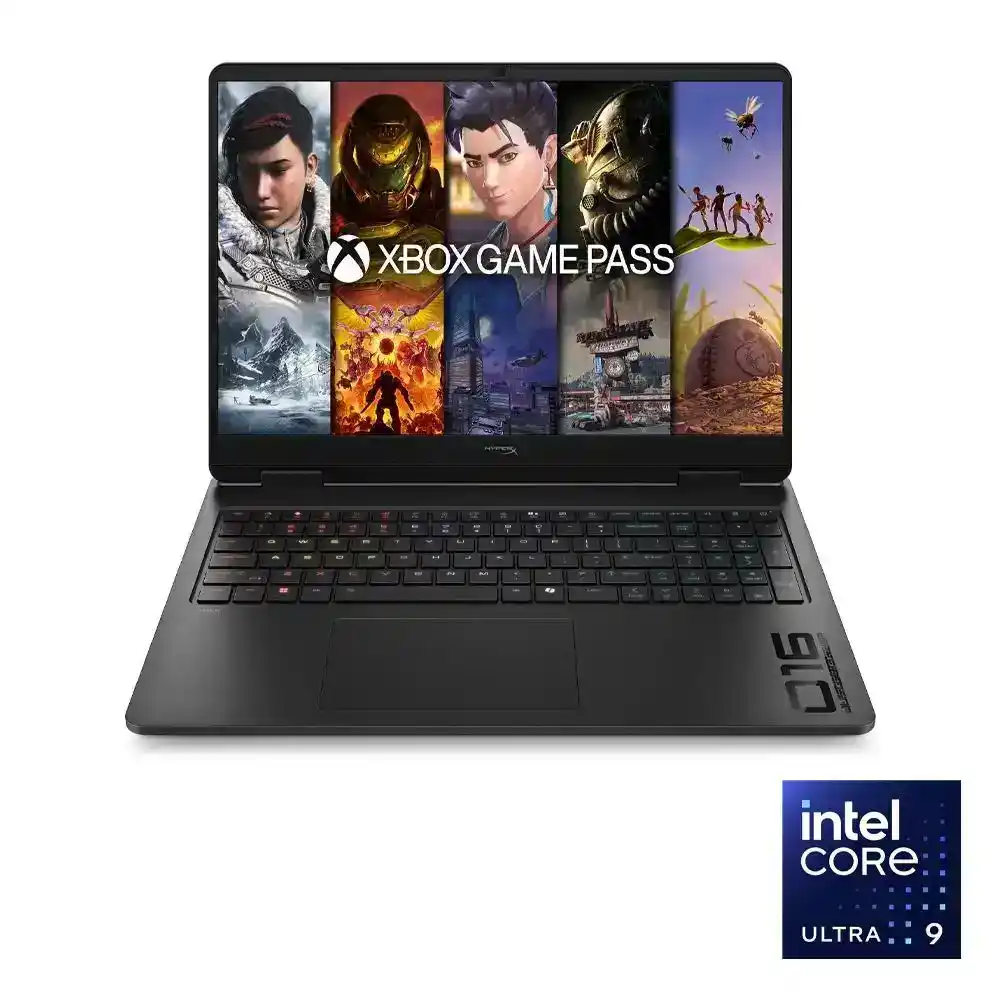 اتش بي هايبر اكس Omen MAX 16-ah1007ne لاب توب - انتل® كور™ الترا 9-290HX بلس - رامات 32 جيجا بايت - هارد ديسك 1 تيرا بايت SSD - جرافيك NVIDIA® GeForce RTX™ 5090 24GB - شاشه 16" WQXGA OLED بوصه 240 هرتز - ويندوز 11 - اسود