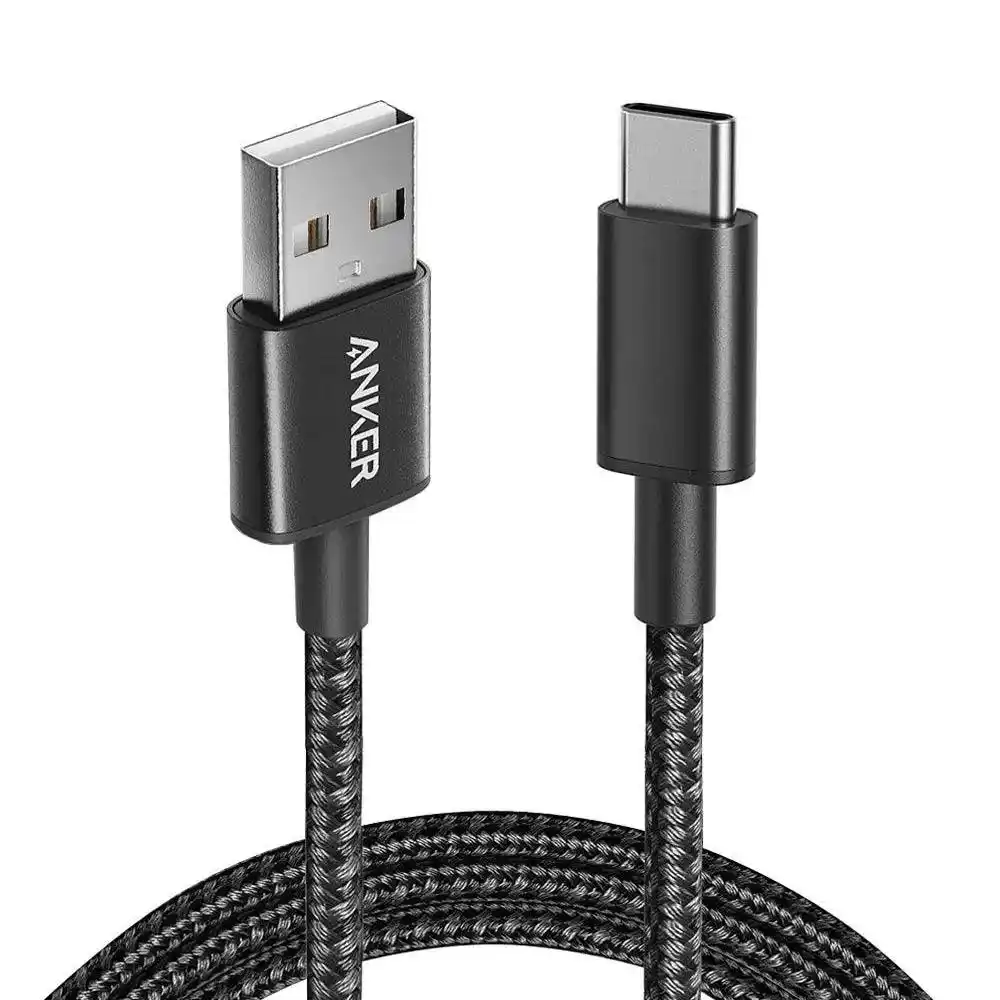 أنكر كابل USB-C الي USB-A طوله 6 قدم A8173H11 - أسود