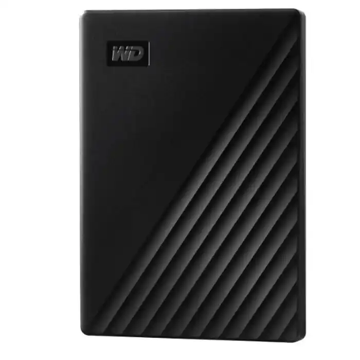 ويسترن ديجيتال هارد ديسك ماى باسبورت سعة 1 تيرا بايت - منفذ USB 3 بسرعة تصل إلى 5 جيجابايت/ثانية - اسود - WDBYVG0010BBK