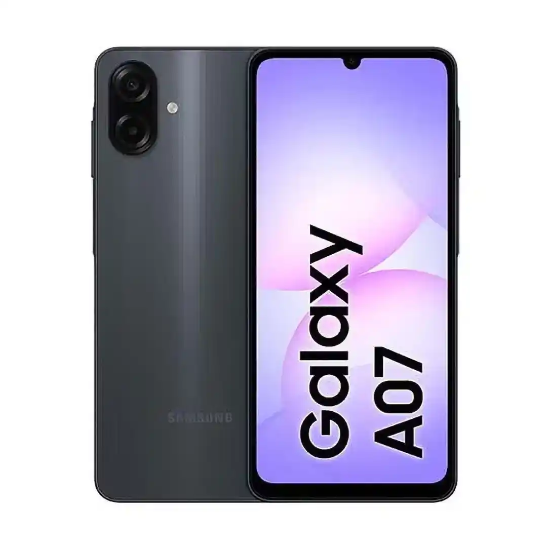سامسونج A07 ، سعة 128 جيجا بايت ، رام 4 جيجا بايت ، شبكة 4G LTE ، شريحتين - اسود