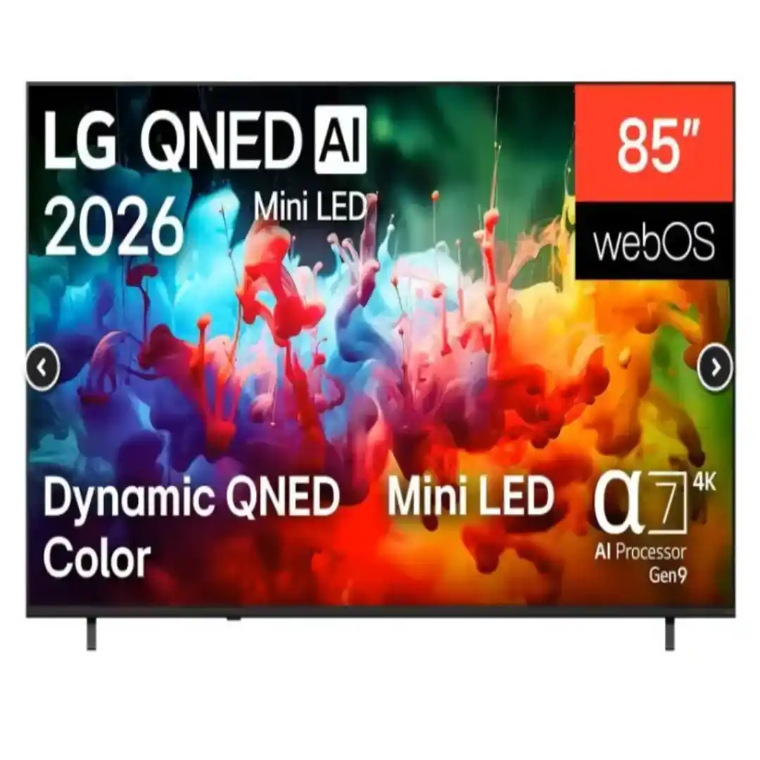 شاشه ال جى 85بوصه سمارت QNED evo AI QNED85 Mini LED ريموت ماجيك 85QNED70B6T