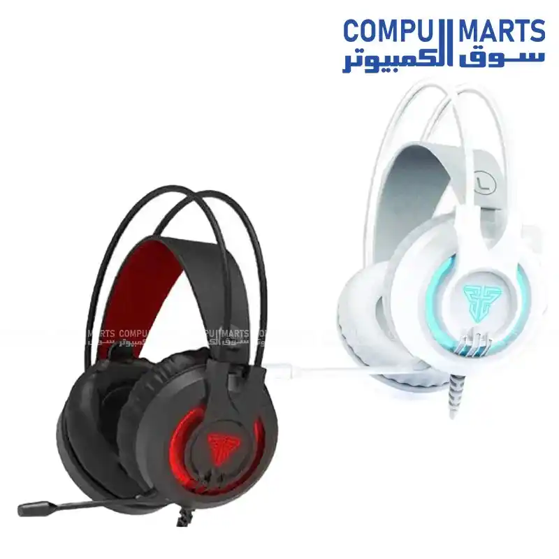 Standard GM-2100 Gaming Headphone Over Ear Headset with Omni Direction Microphone 20Hz-20KHz Frequency Response Red Green