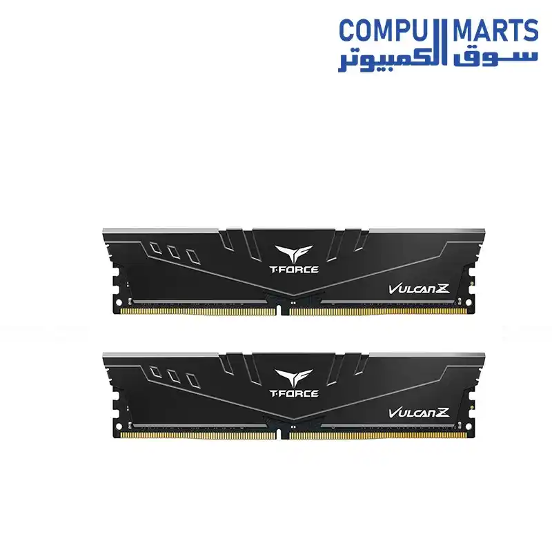 Team T-Force Vulcan Z 16GB (1x16GB) DDR4 3200MHz CL16 1.35V Desktop RAM - Grey TLZGD416G3200HC16C01