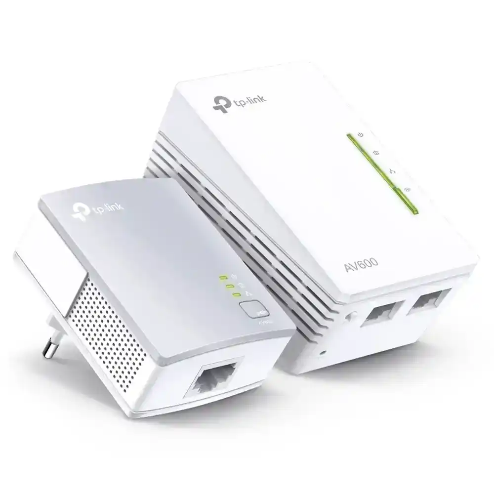 مجموعة موسع نطاق واي فاي تي بي لينك منفذين 600 ميجابت في الثانية AV600 TL-WPA4220