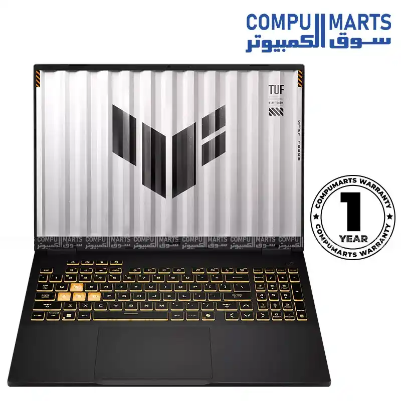 ASUS TUF Gaming F16 TUF608JPR-RV084 Laptop – Intel Core i7-14650HX, RTX 5070 8GB GDDR7, 16GB RAM, 1TB SSD, 16" FHD+ 165Hz