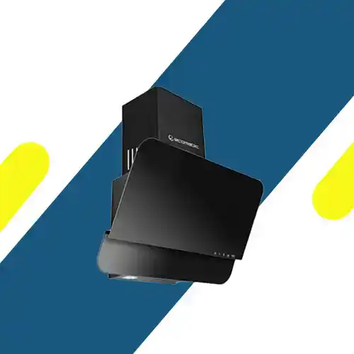 شفاط إيكوماتيك مدمج ديكوري 90 سم بلاك كريستال بقوة شفط 750 م³/ساعة موديل H9207FAB