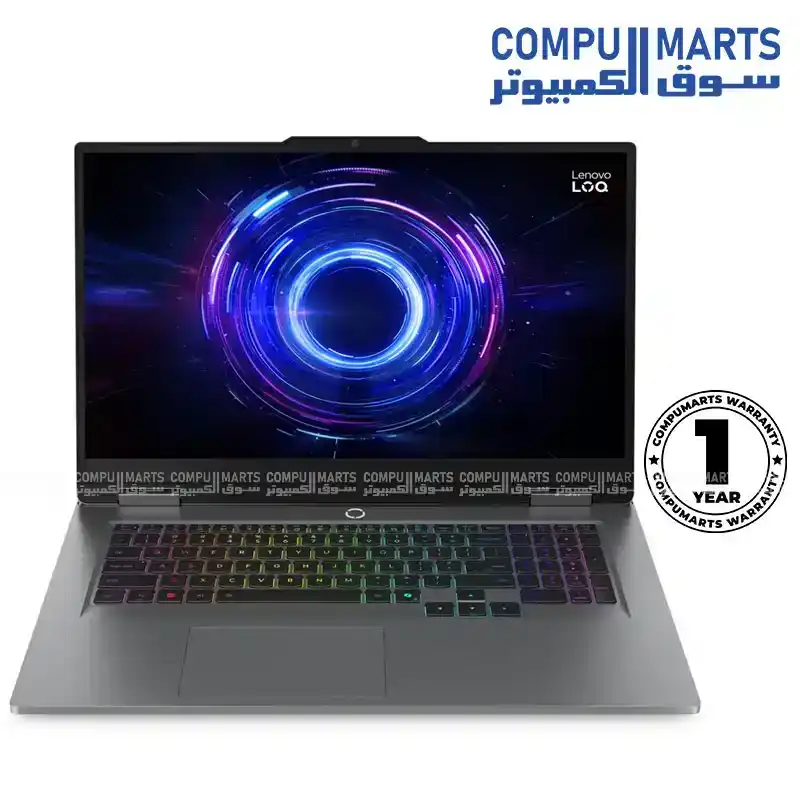 Lenovo LOQ 17IRX10 83JH00E7AX Gaming Laptop Intel Core i7-13650HX NVIDIA GeForce RTX 5050 8GB GDDR7 16GB DDR5 512GB SSD 17.3 Inch FHD 165Hz
