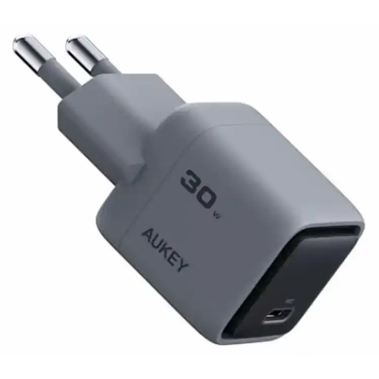 محول اوكاي Comet USB-C، بقوة 30 وات، رمادي - PA-C1-GY