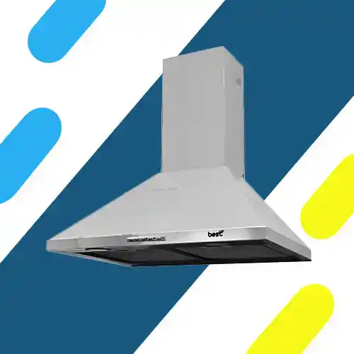 بيست اير شفاط مطبخ هرمي - 60 سم - قوة شفط 1200 م³/الساعة - 1 موتور - موديل - KLS4X 6024PB INOX