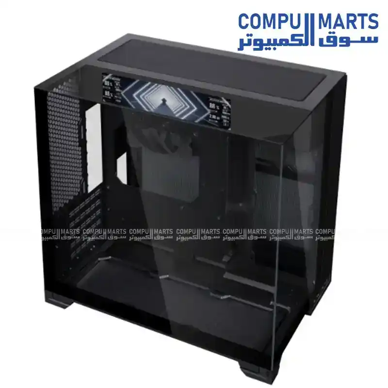 LIAN LI O11 VISION-M Digital Micro-ATX PC Case with 9.2” IPS LCD