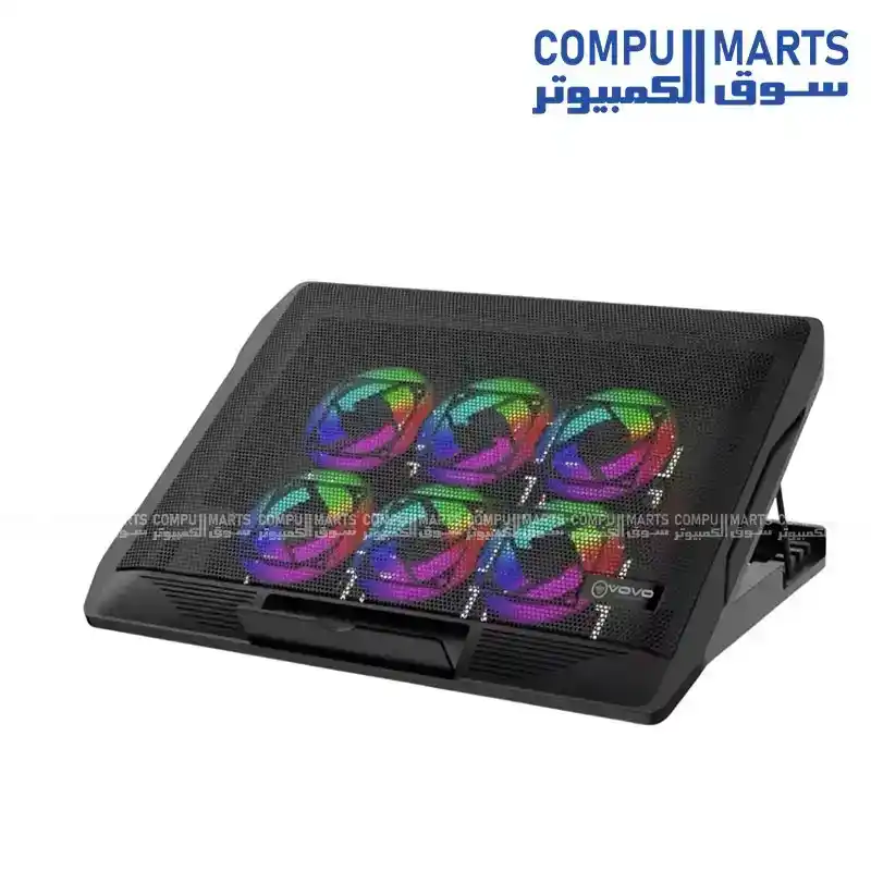 VOVO V-05 6-Fan Gaming Laptop Cooling Pad