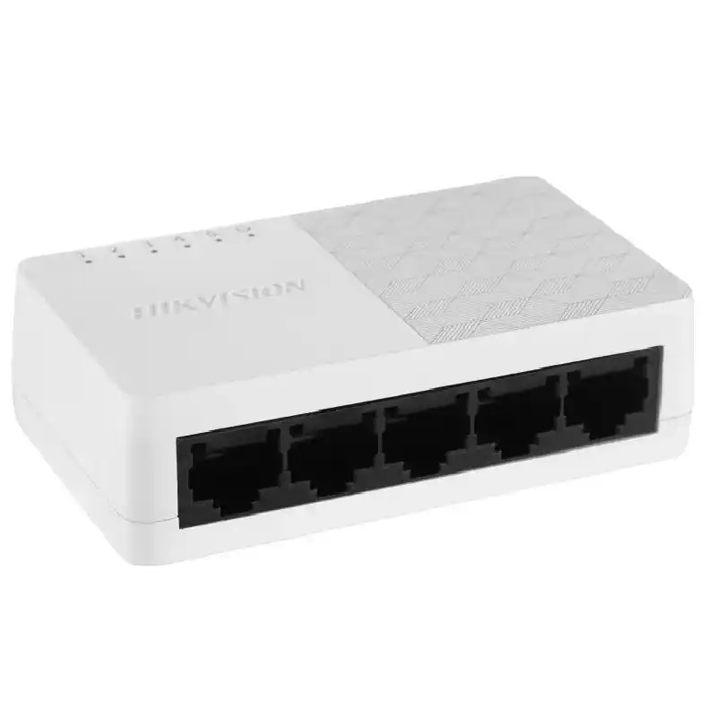 هيكفيجن سويتش بلاستيكي سريع الإيثرنت بخمسة منافذ، DS-3E0105D-O