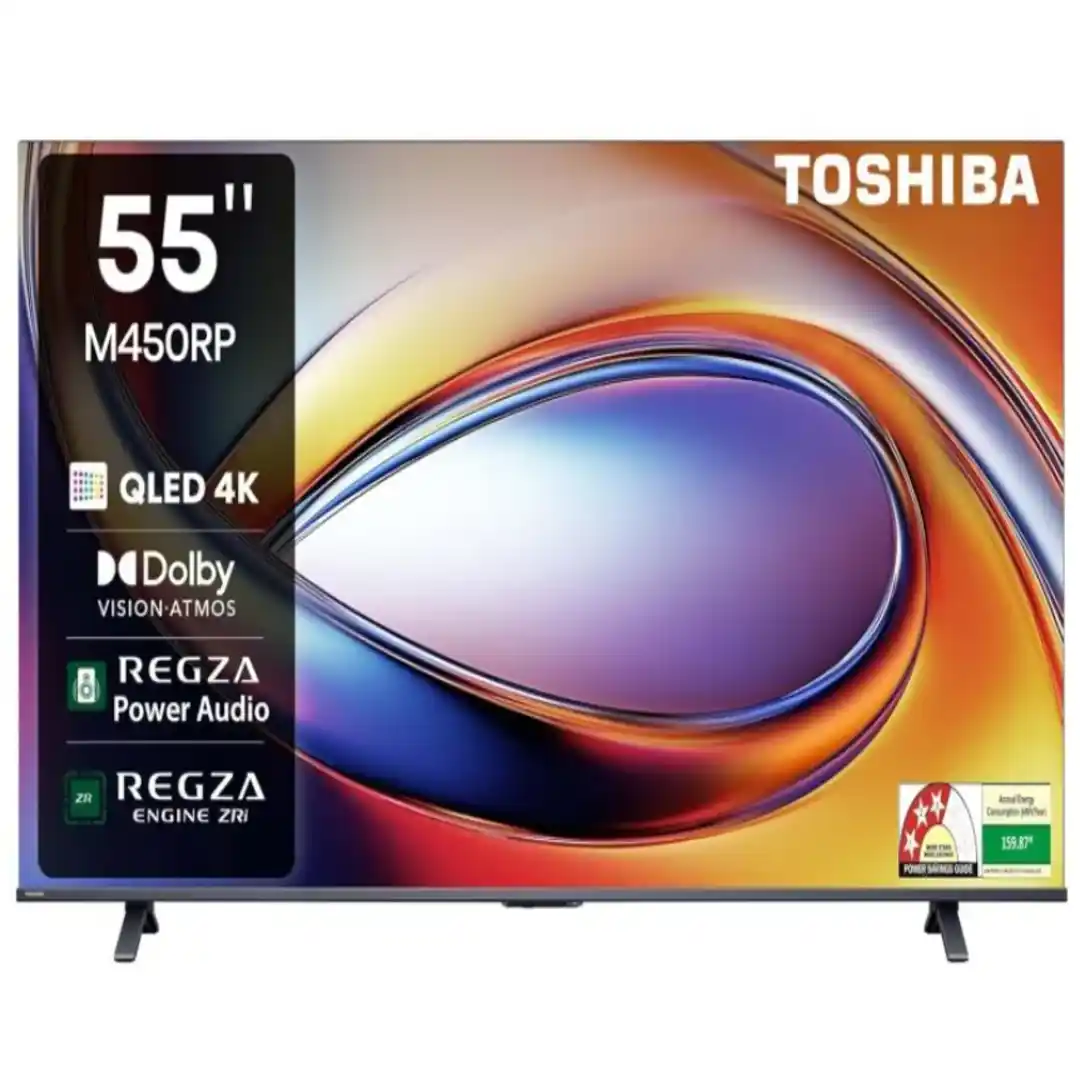 شاشه توشيبا 55بوصه 4K QLED سمارت ريسيفر 55M450RP