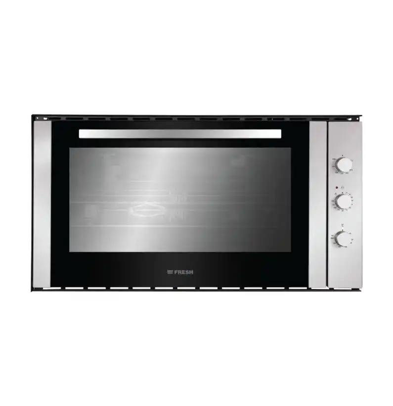 فرن بلت إن فريش غاز 90 سم، ستانلس ستيل، شواية كهربائية – GEOFR90CMS-9645 - برتى سنتر