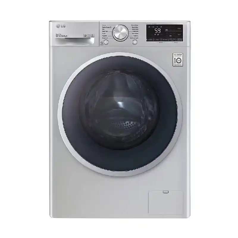 اشتري الان غسالة ملابس ال جي فضي 9 كيلو 1400 لفة F4R5VYGSL "promo vivace
