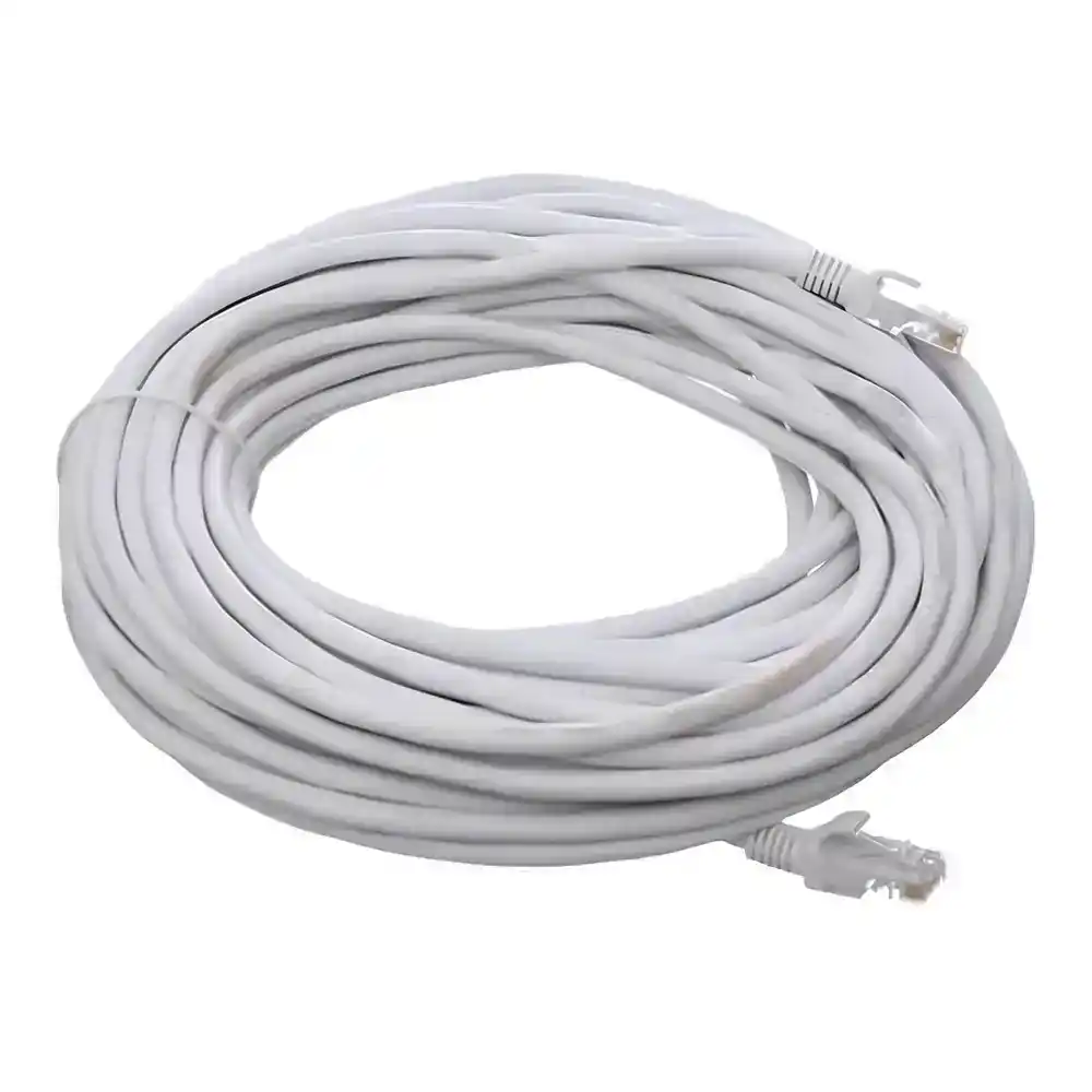 كابل نت وورك جي بي إن 15 متر Cat6 UTP - رمادي