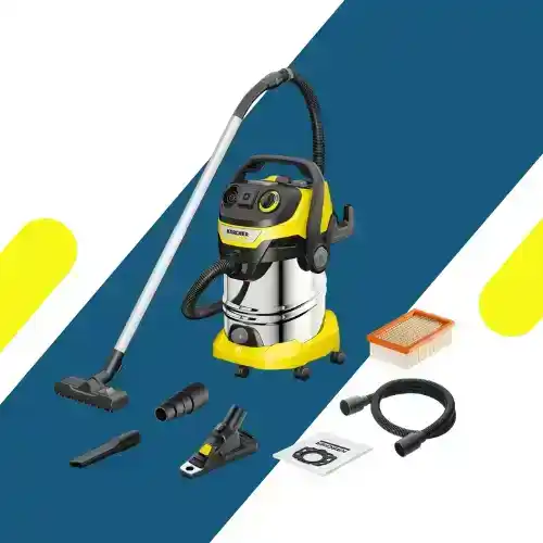 مكنسة كارشر (KARCHER) WD 6 P S رطبة وجافة – 1300 وات – سعة 30 لتر