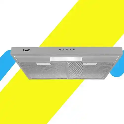 بيست اير شفاط مطبخ مسطح - 60 سم - قوة لشفط 650 م/س - 2 ماتور FIME إيطالي - موديل - WAVE 60CM INOX
