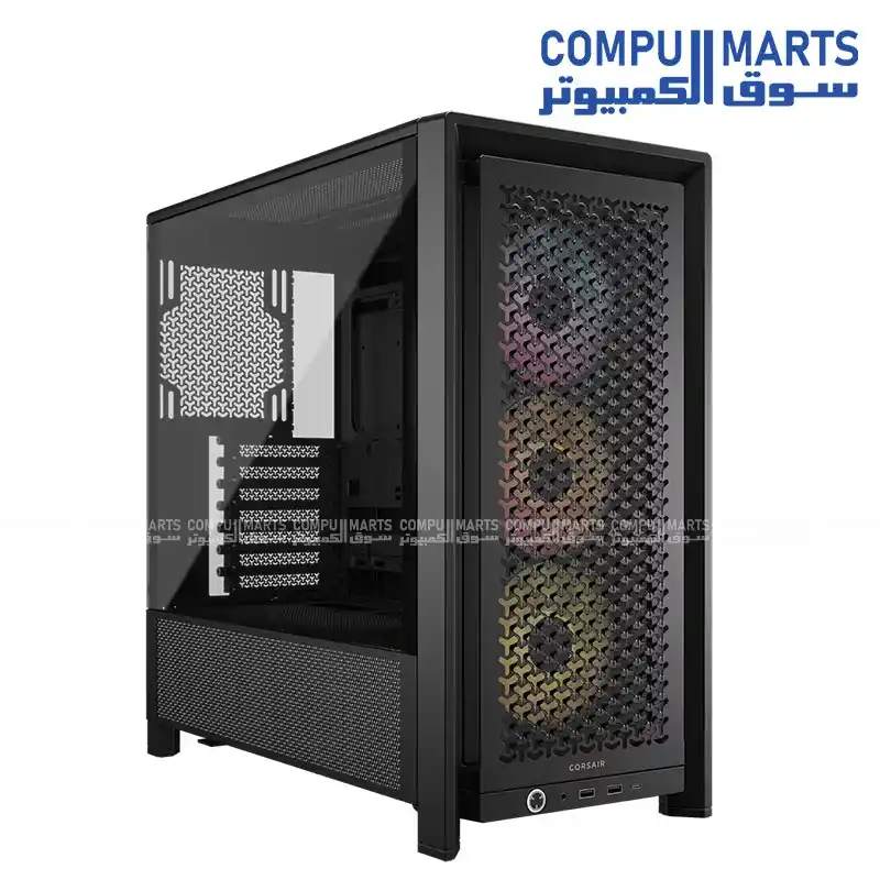CORSAIR FRAME 4000D RS ARGB Mid-Tower Case – Modular Design, High Airflow, Tempered Glass, E-ATX Support