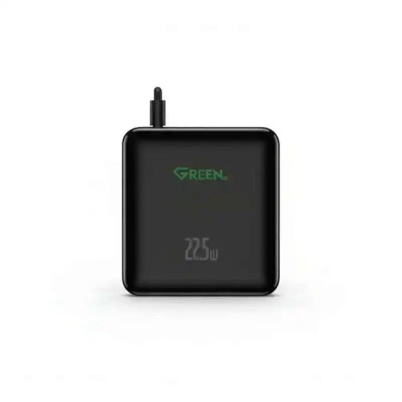 باور بانك محمول جرين 10000 مللي أمبير – شحن سريع 22.5 واط – أسود (GE-PBF027)