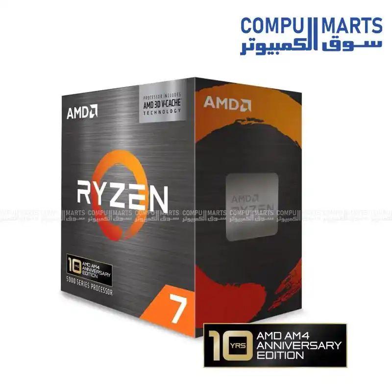 Processor AMD Ryzen 7 5800X3D 8-core 16-Thread with AMD 3D V-Cache Technology BOX
