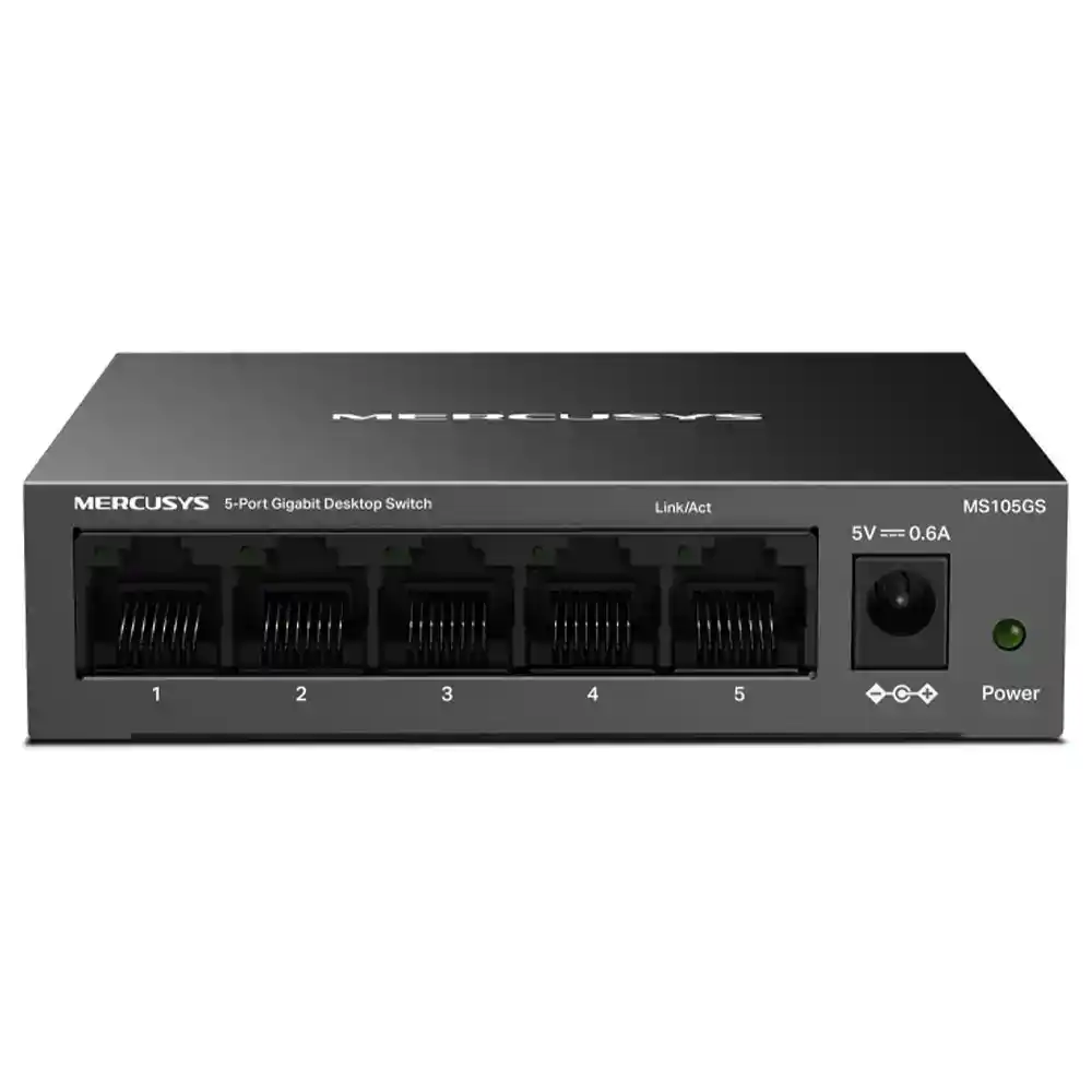 سويتش ميركوسيس 5 منافذ 10/100/1000 ميجابت في الثانية MS105GS Unmanaged Desktop