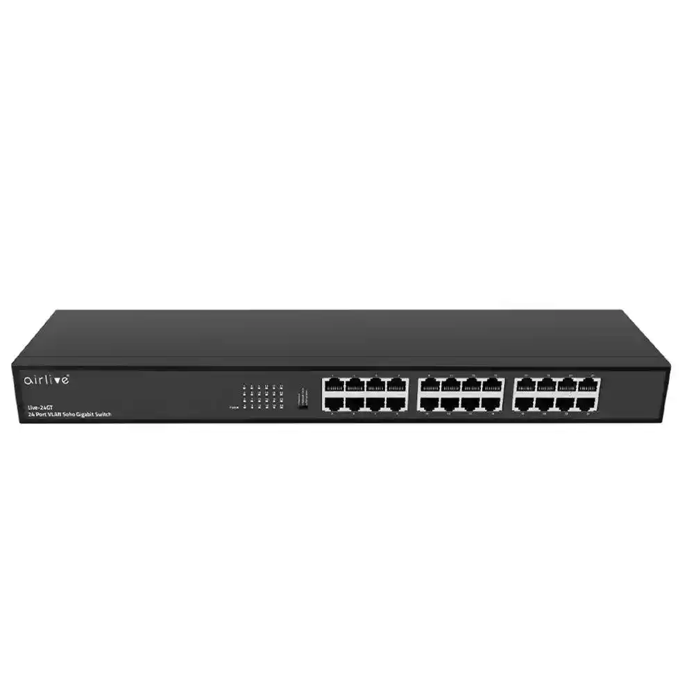 سويتش ايرلايف 24 منفذ 10/100/1000 ميجابت في الثانية Live-24GT Unmanaged Rackmount