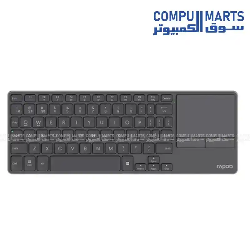 Rapoo E900T Multi-Mode Wireless Keyboard with Touchpad 73-Key Black