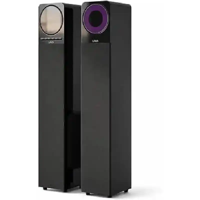 سماعة Lava Tower 4000 مع ميكروفون لاسلكي - أسود