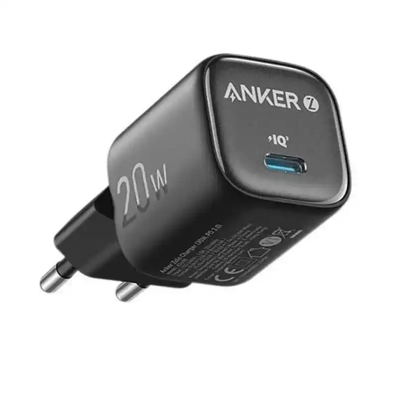 شاحن Anker Zolo 1C ومحول طاقة - بقوة 20 واط - تايب سي - أسود