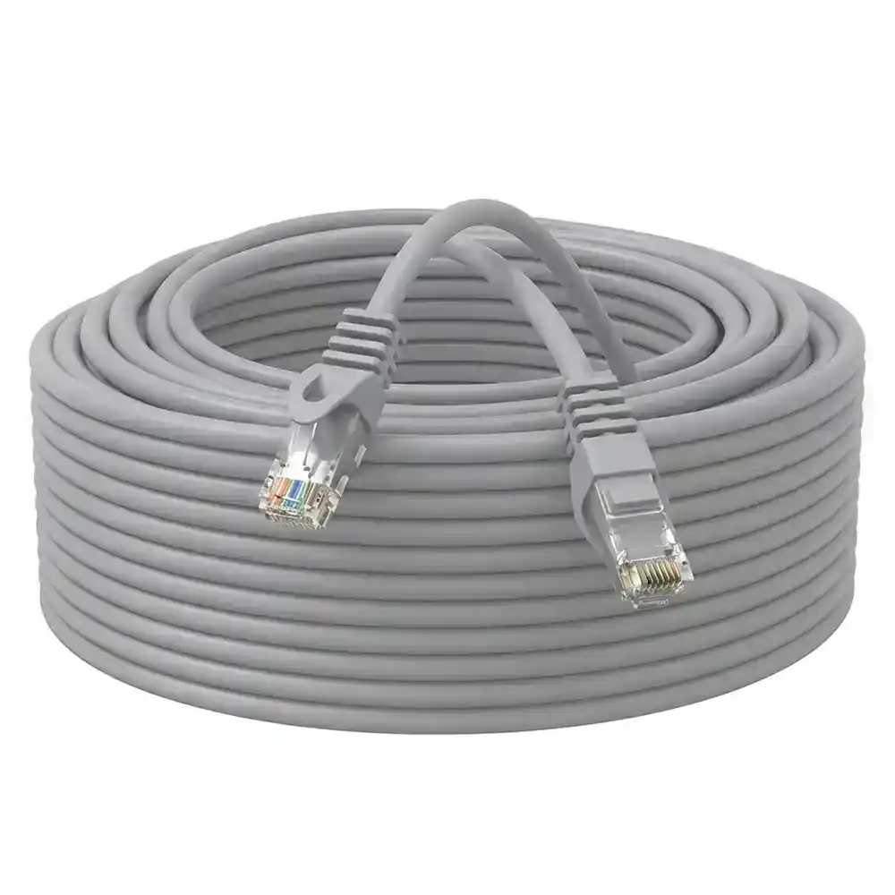 كابل نت وورك جي بي إن 20 متر Cat6 UTP - رمادي