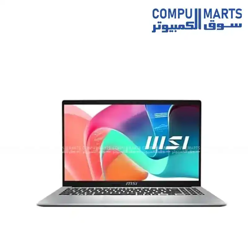 MSI Modern 15 F1MG Laptop Intel Core 5 120U 8GB DDR4 512GB PCIe Gen4 SSD Intel Graphics 15.6-Inch FHD IPS  DOS Urban Silver