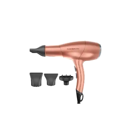 <tc>مجفف شعر Rush Brush D3 Ultra بقوة 2400 واط مع 3 إعدادات حرارة و2 سرعة – لون روز جولد</tc>