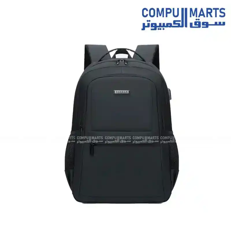Rahala RAL809 BK Laptop Backpack 15.6 Inches, 20.6L, Water Resistant