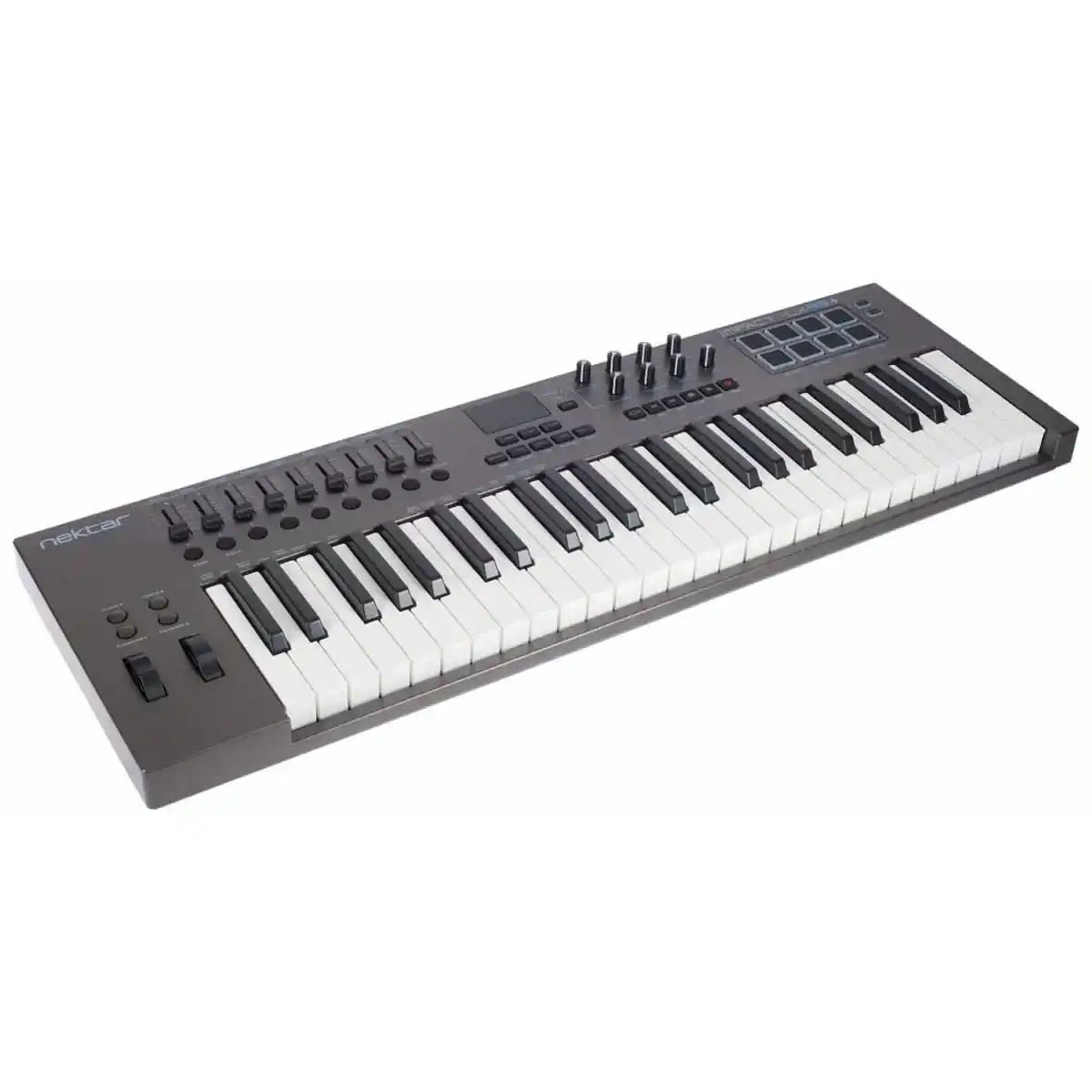 بيانو نيكتار إمباكت ميني USB، عدد 49 مفتاح، رمادي - LX49+