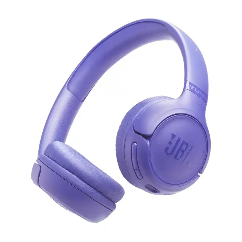 سماعة رأس لاسلكية JBL Tune 530BT فوق الأذن، تدوم حتى 76 ساعة - بنفسجي