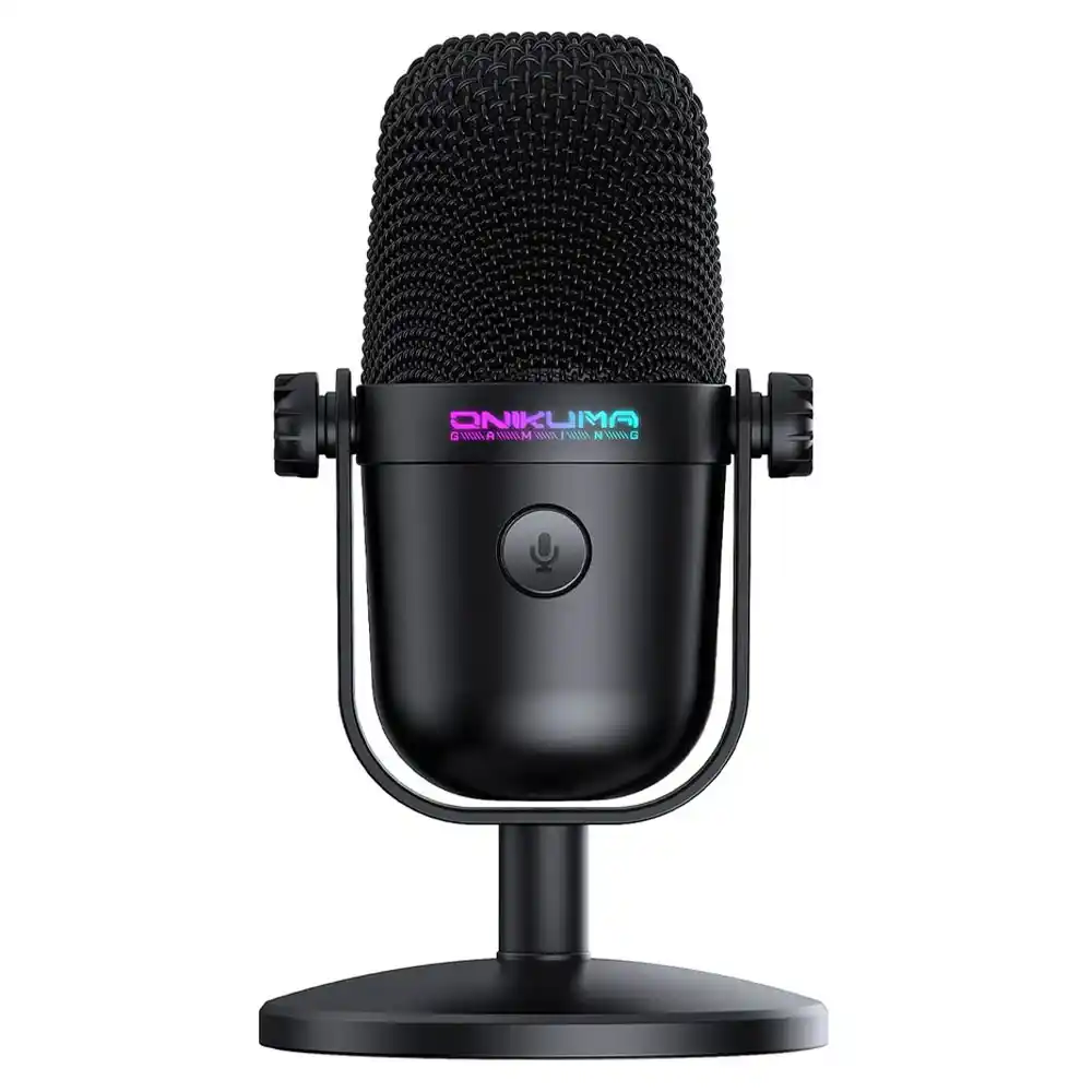 ميكروفون اونيكوما سلكي RGB جيمنج M830 Condenser - اسود