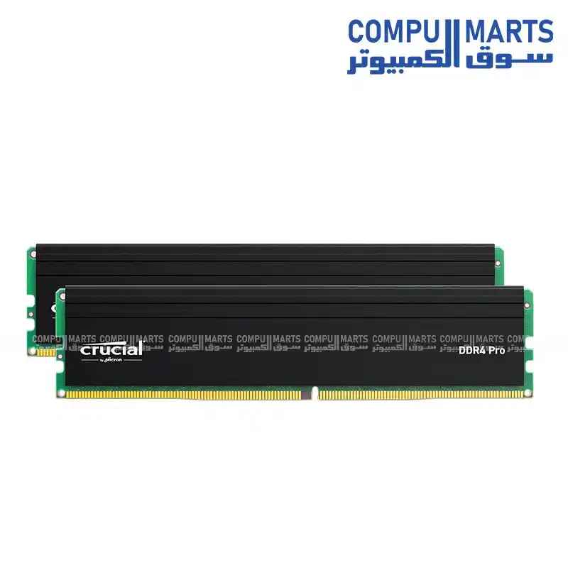 Crucial Pro 64GB (2x32GB) DDR4 3200MHz UDIMM Desktop RAM Kit CL22 – High Performance Memory