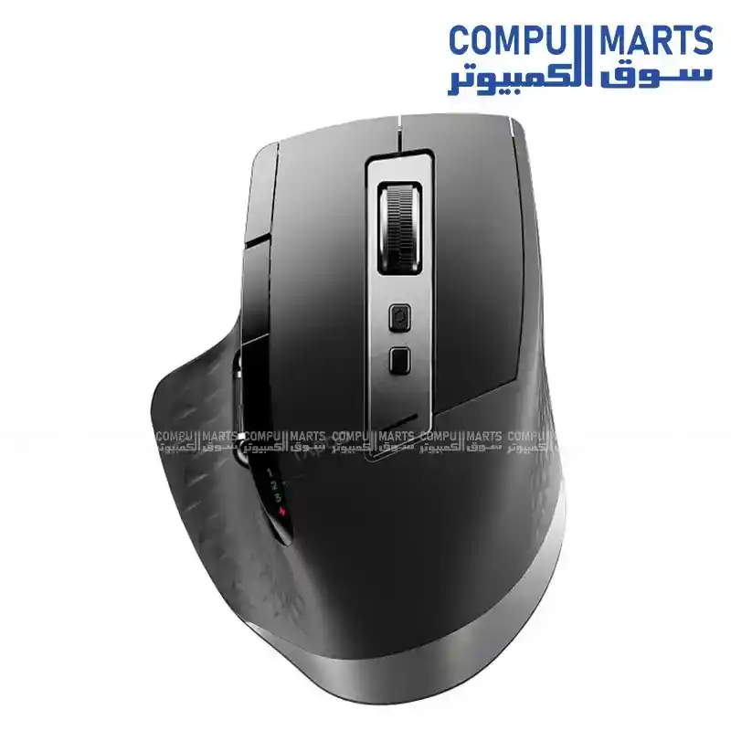 Rapoo MT750 Plus Ergonomic Multi-Mode Wireless Mouse – Bluetooth 5.0 + 2.4GHz, 4000 DPI, USB-C Charging