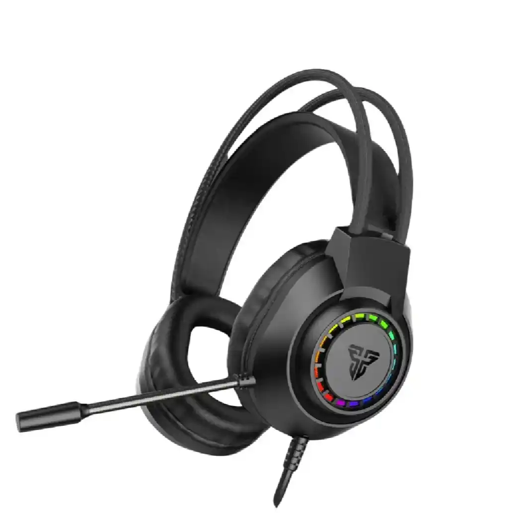 فانتيك اتش جي28 سماعة الألعاب، صوت محيطي RGB 7.1، مشغلات 50 مم - أسود
